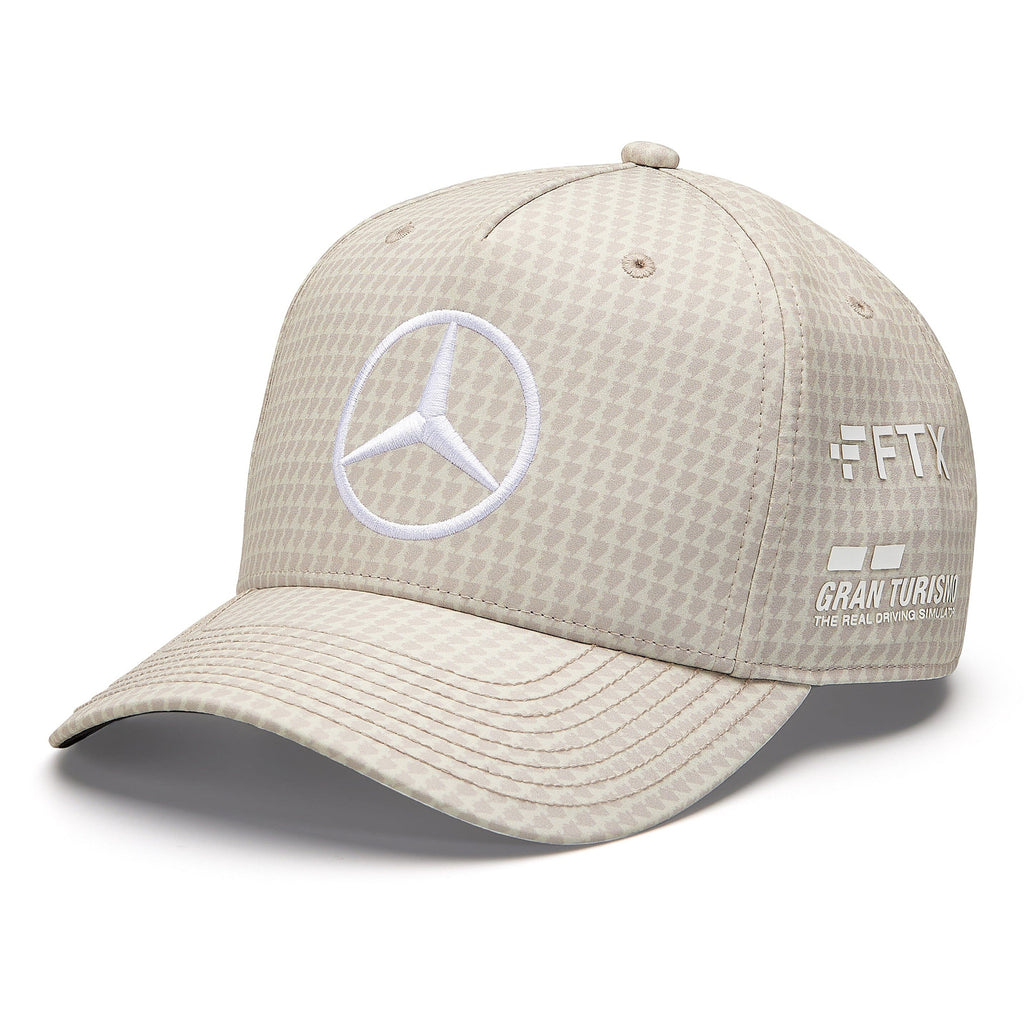 Mercedes AMG Petronas F1 2023 Lewis Hamilton Baseball Hat -Black/White/Purple/Red/Peach/Natural Hats Mercedes AMG Petronas Natural 