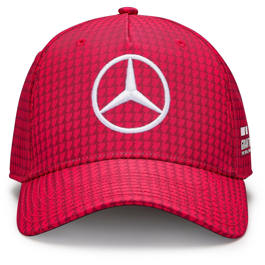 Mercedes AMG Petronas F1 2023 Lewis Hamilton Baseball Hat -Black/White/Purple/Red/Peach/Natural Hats Maroon