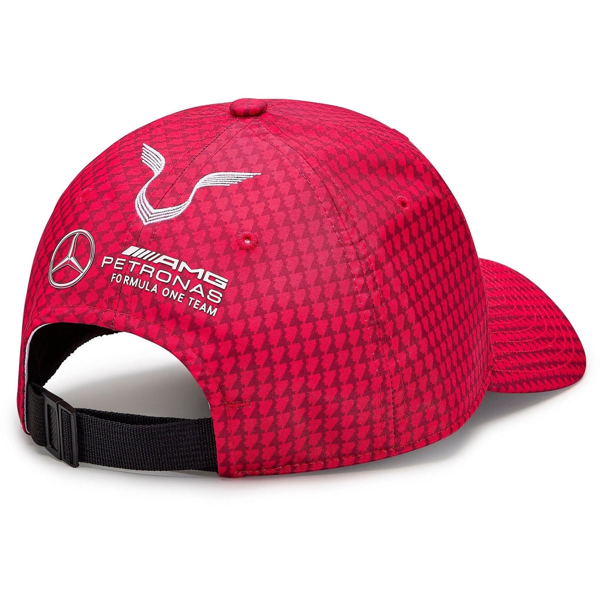 Mercedes AMG Petronas F1 2023 Lewis Hamilton Baseball Hat -Black/White/Purple/Red/Peach/Natural Hats Maroon
