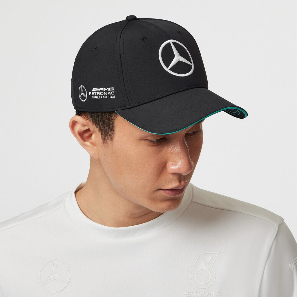 Mercedes AMG Petronas F1 2023 Team Baseball Hat- Black/White/Green Hats Mercedes AMG Petronas 