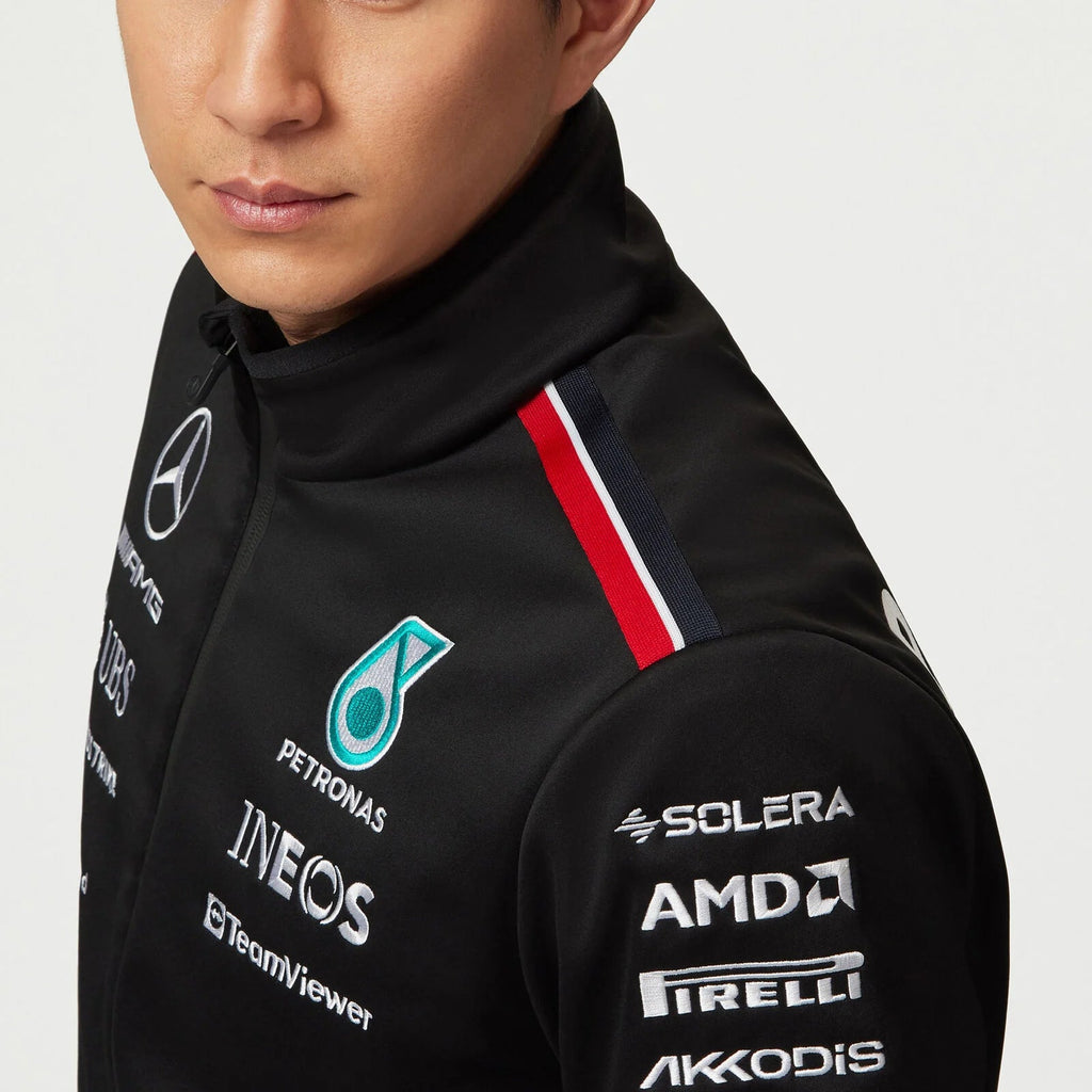 Mercedes AMG Petronas F1 2023 Men's Team Softshell Jacket Jackets Mercedes AMG Petronas 