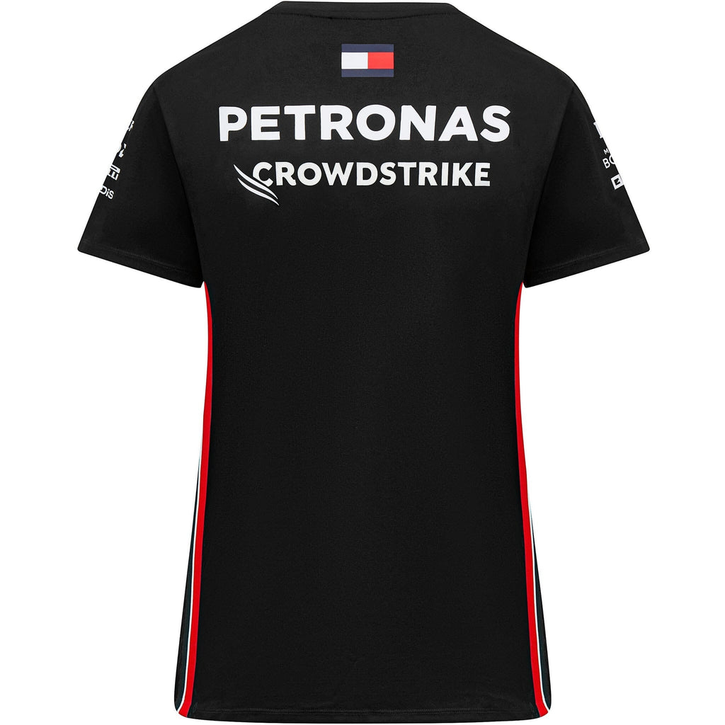 Mercedes AMG Petronas F1 2023 Women's Driver T-Shirt - Black/White T-shirts Black