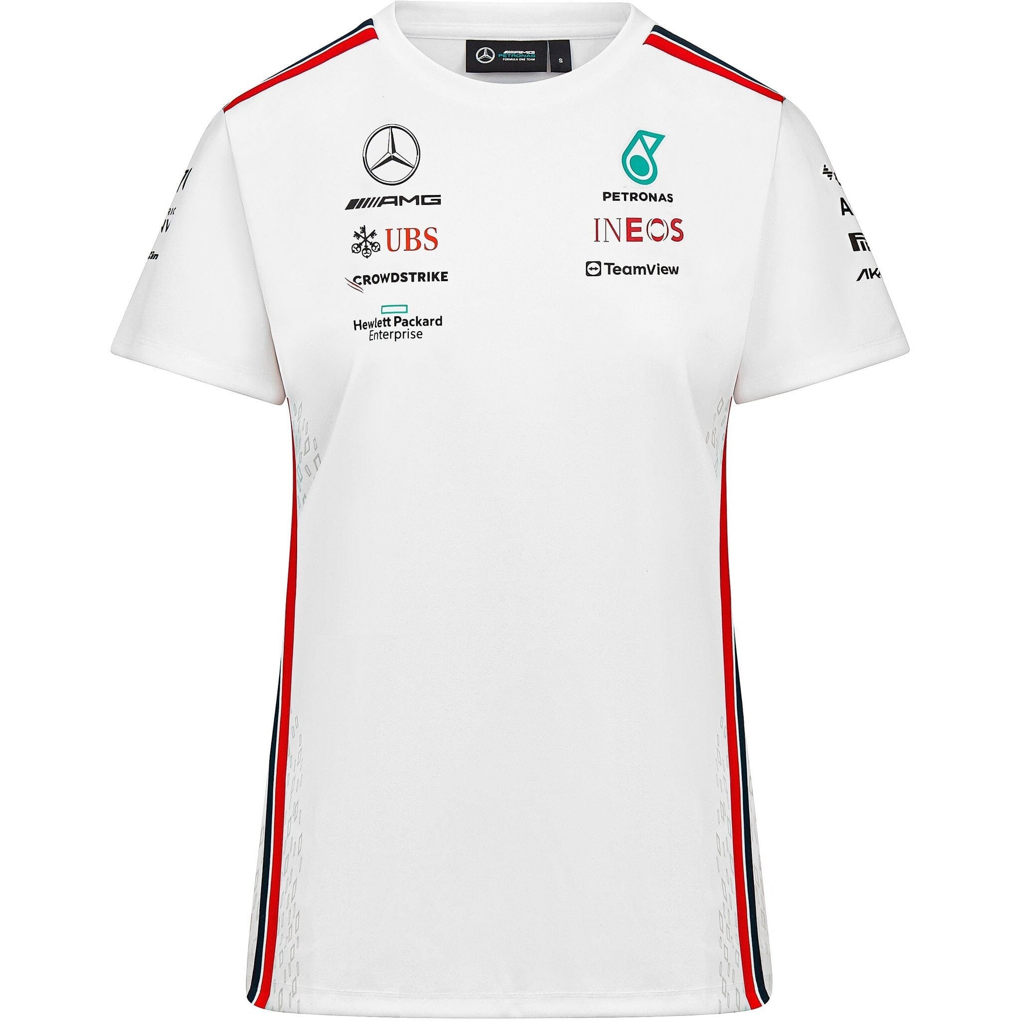 Mercedes AMG Petronas F1 Women's Driver T-Shirt - Black/White