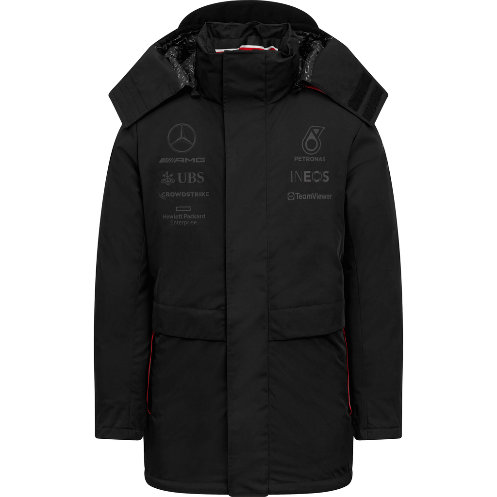 Mercedes AMG Petronas F1 Team Winter Coat Jackets Black