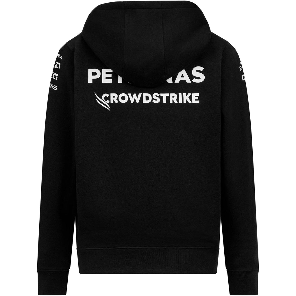 Mercedes AMG Petronas F1 2023 Kids Team Hooded Sweatshirt- Hoodies Black