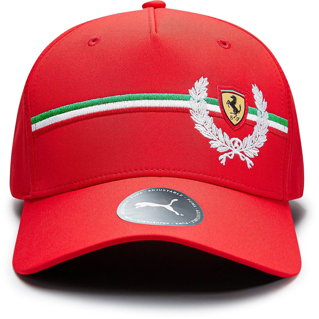 Scuderia Ferrari Puma Italian Heritage Hat - Red Hats Firebrick