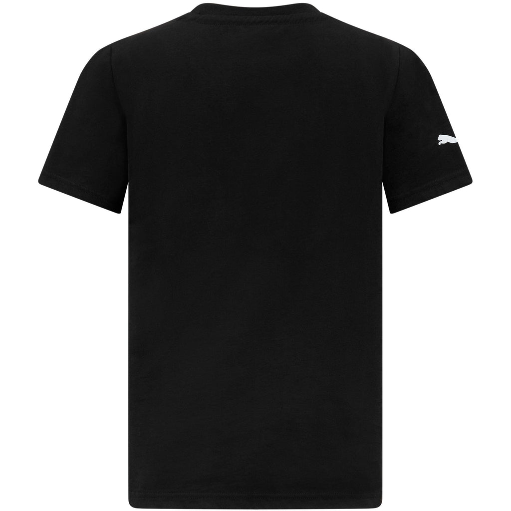 Scuderia Ferrari Kids Puma Large Shield Logo T-Shirt- Youth Red/Black T-shirts Scuderia Ferrari 