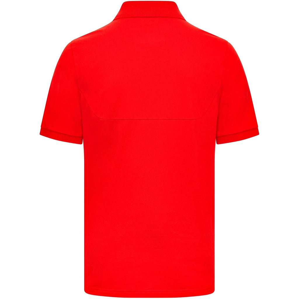 Scuderia Ferrari Men's Puma Small Shield Logo Polo Shirt-Red/Black Polos Scuderia Ferrari 
