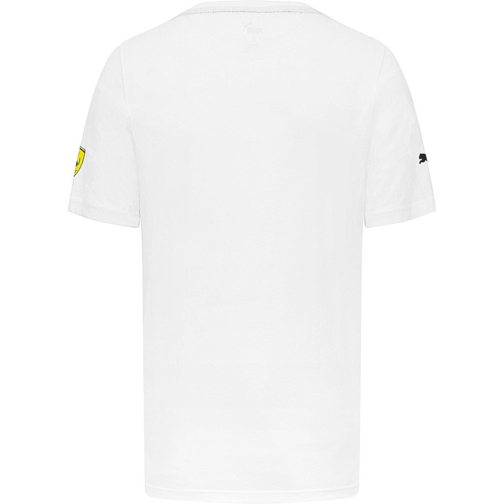 Scuderia Ferrari F1 Puma Men's Charles Leclerc #16 Driver T-Shirt-White/Red T-shirts Scuderia Ferrari 