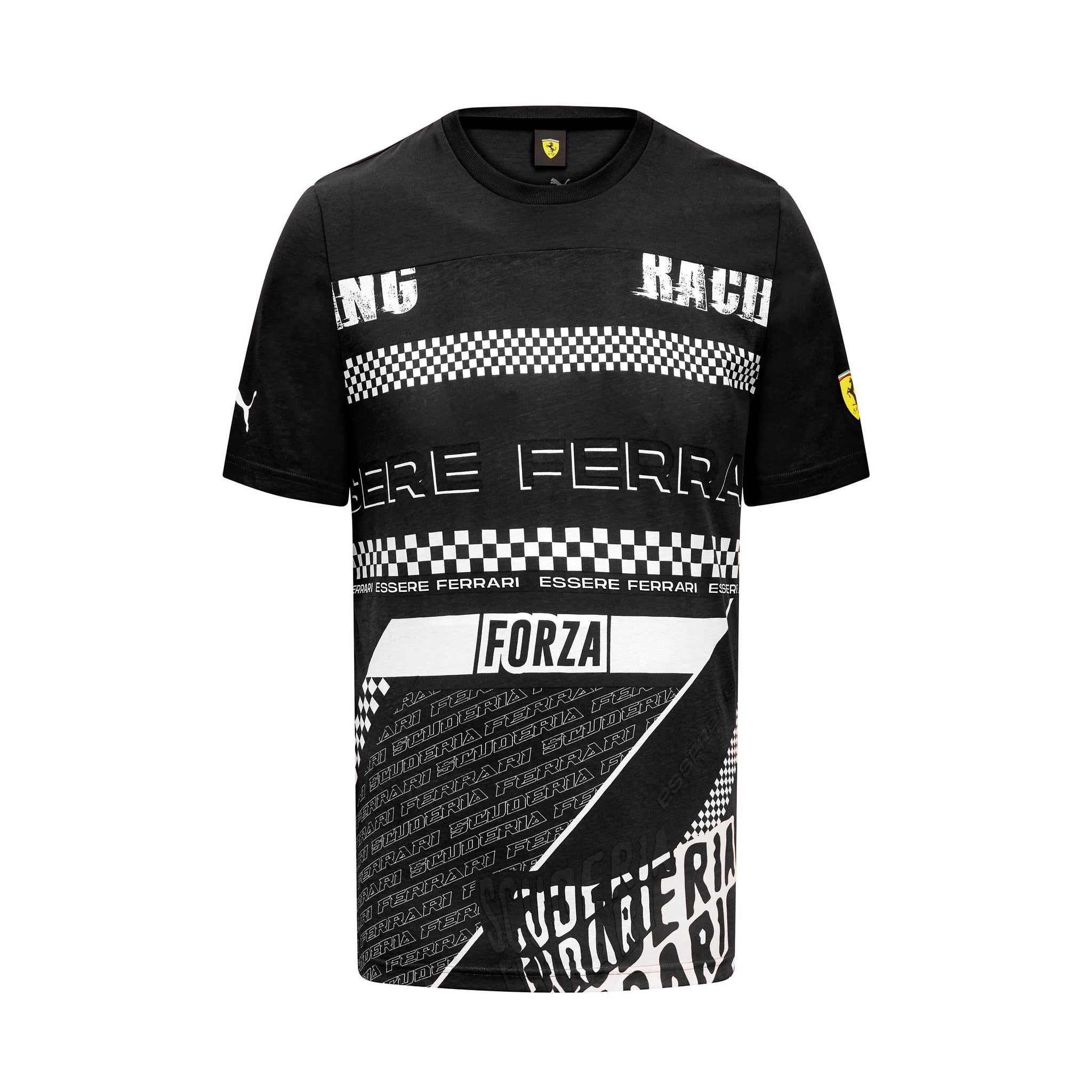Scuderia Ferrari Men s Puma Graphic T Shirt Red Black