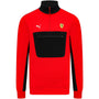 Scuderia Ferrari F1 Men's Puma 1/4 Zip Sweater - Red/Black Sweaters Scuderia Ferrari XS Red 