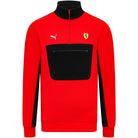 Scuderia Ferrari F1 Men's Puma 1/4 Zip Sweater - Red/Black Sweaters Scuderia Ferrari XS Red 