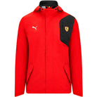 Scuderia Ferrari F1 Puma Men's Rain Jacket -Black/Red Jackets Scuderia Ferrari XS Red 