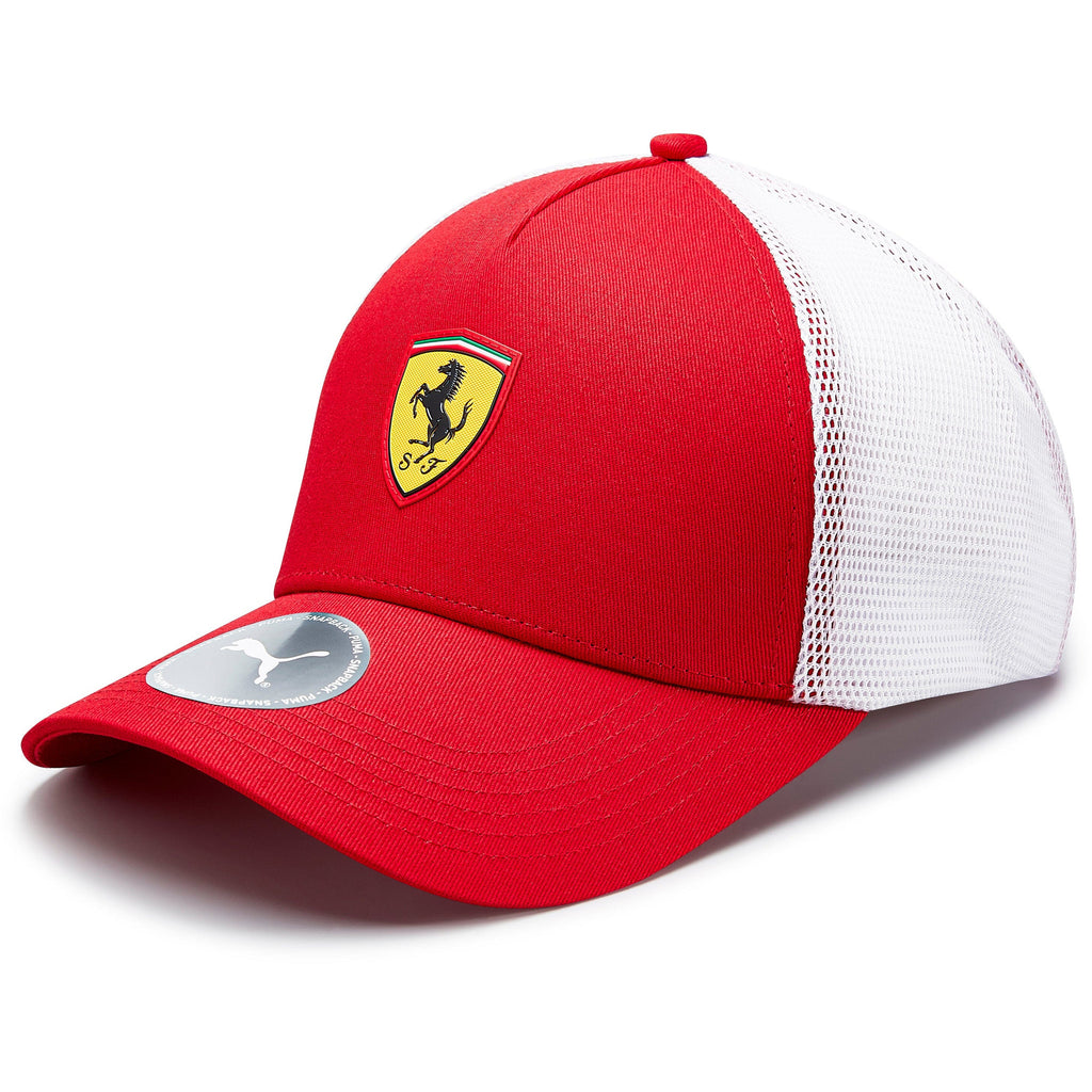 Scuderia Ferrari F1 Trucker Hat-Black/Red Hats Scuderia Ferrari Red 