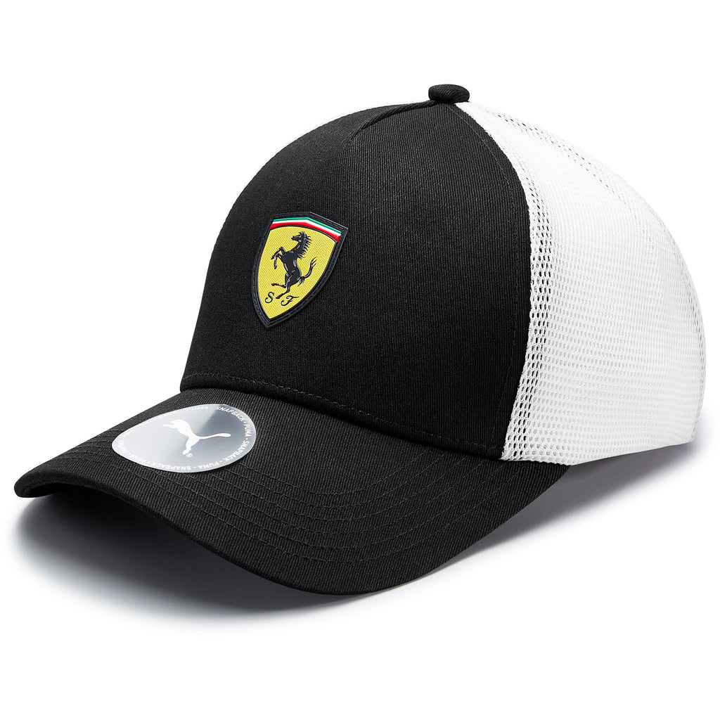 Scuderia Ferrari F1 Trucker Hat-Black/Red Hats Scuderia Ferrari Black 