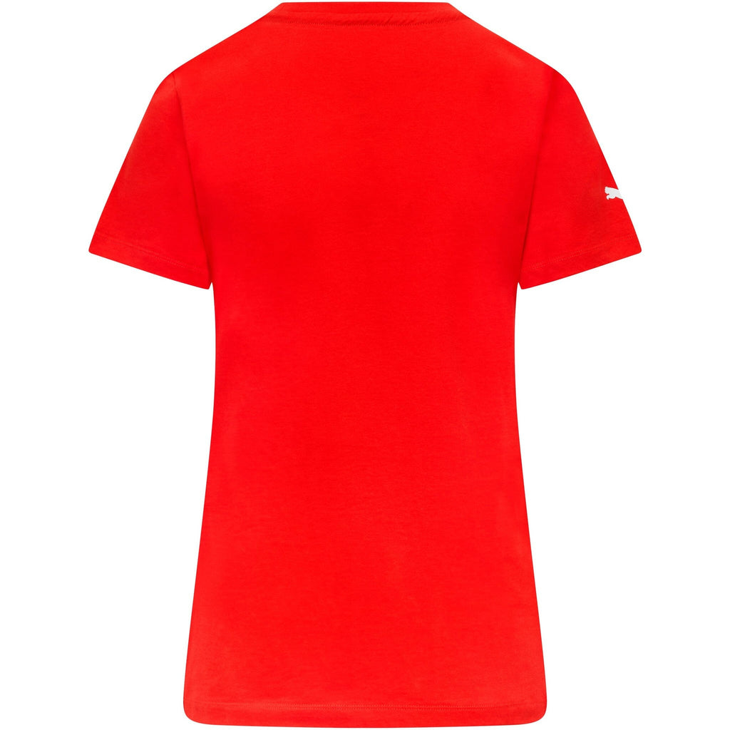 Scuderia Ferrari Women's Puma Large Shield Logo T-Shirt-Red/Black T-shirts Scuderia Ferrari 