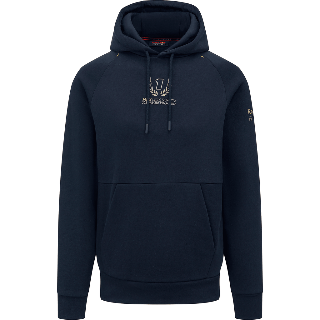 Red Bull Racing F1 Men's Special Edition Max Verstappen Champion Tribute Hoodie Hoodies Dark Slate Gray