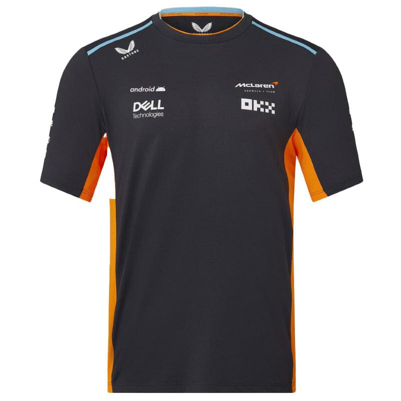 McLaren F1 Men's 2023 Team Replica Set Up T-Shirt - Papaya/Phantom T-shirts McLaren-Castore 