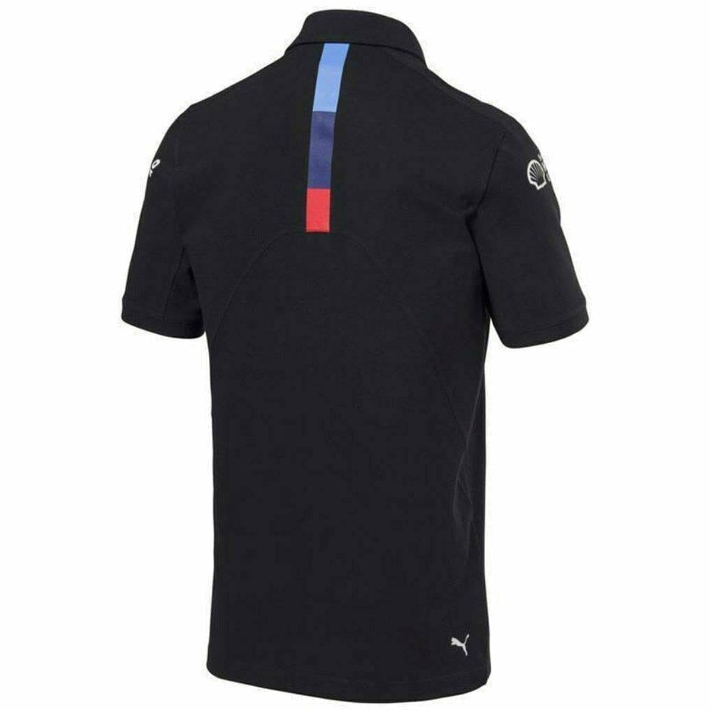 BMW Motorsports Dark Anthracite Gray  Men's Team Polo Shirt Polos Black