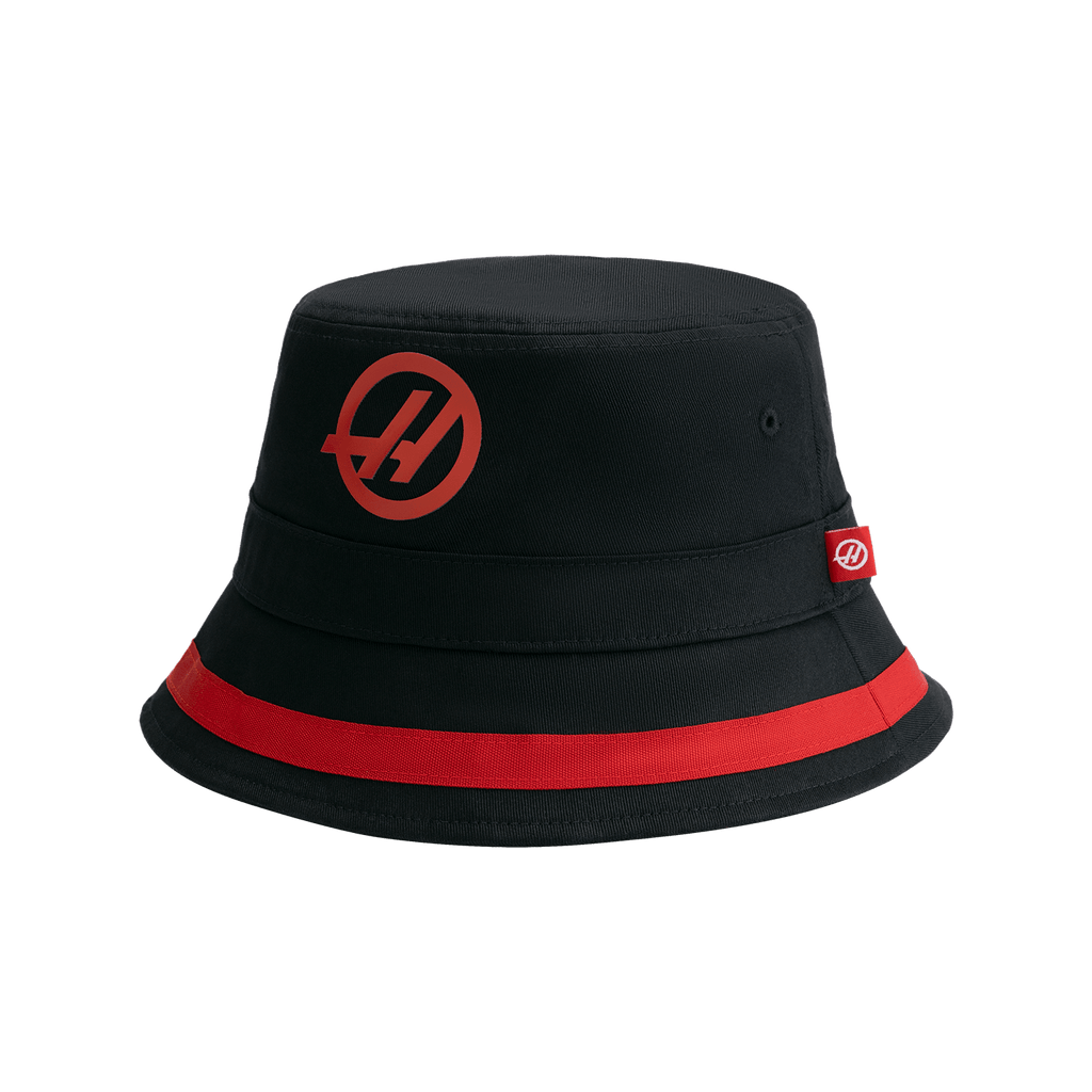 Haas Racing F1 2023 Team Bucket Hat - Black Hats Haas F1 Racing Team 