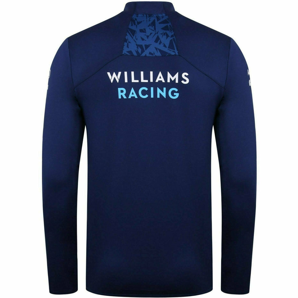 Williams Racing 2021 Men's Team Mid Layer Top-Blue Jackets Midnight Blue