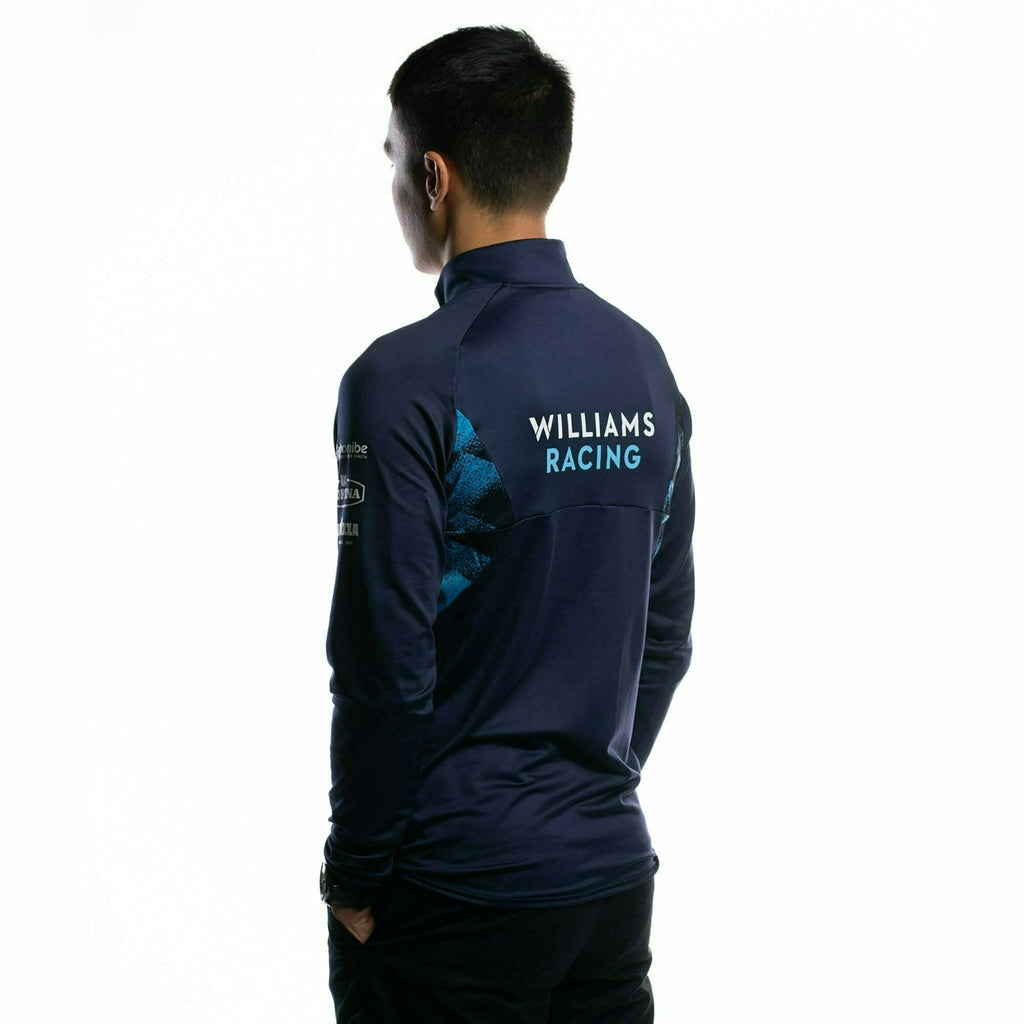 Williams Racing F1 2022 Men's Team Midlayer Jacket-Blue Jackets Black