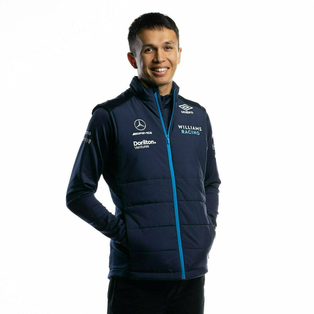 Williams Racing F1 2022 Men's Team Vest-Blue Vest Dark Slate Gray