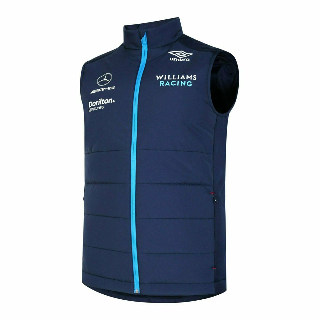 Williams Racing F1 2022 Men's Team Vest-Blue Vest Dark Slate Gray