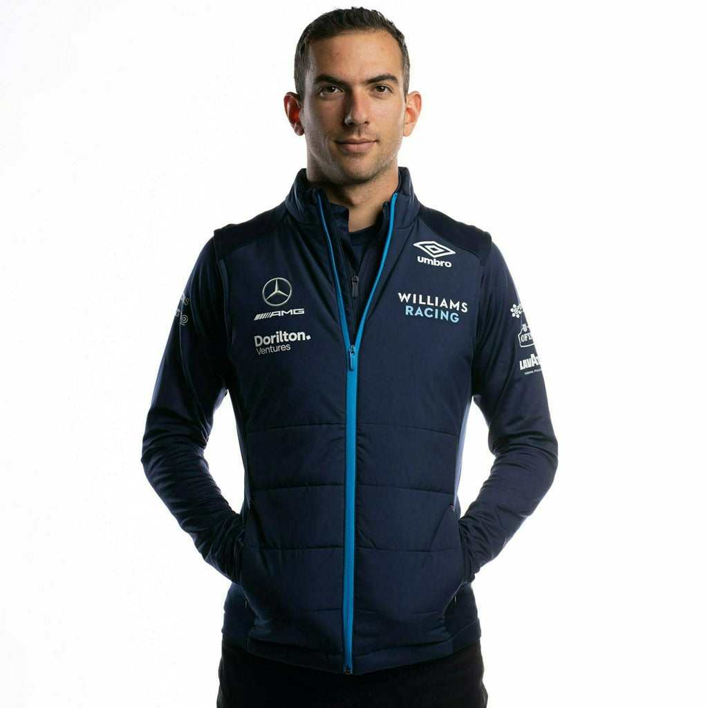 Williams Racing F1 2022 Men's Team Vest-Blue Vest Black
