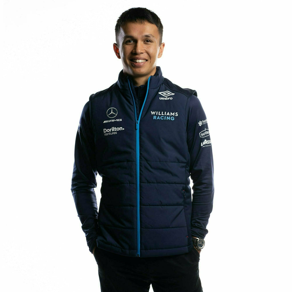 Williams Racing F1 2022 Men's Team Vest-Blue Vest Black