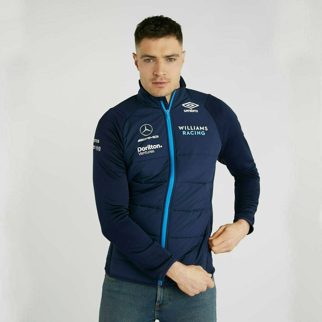 Williams Racing F1 2022 Men's Team Thermal Jacket-Blue Jackets Dark Slate Gray