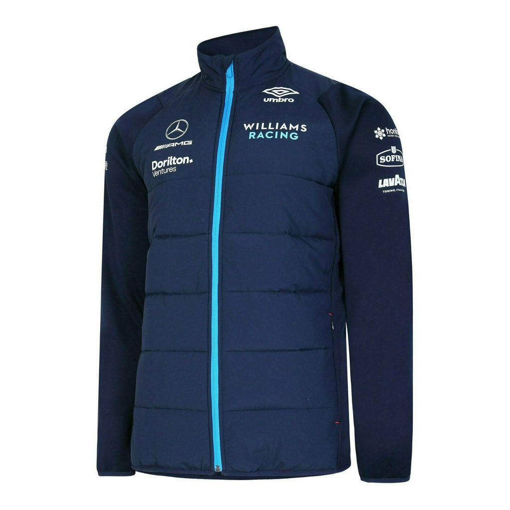 Williams Racing F1 2022 Men's Team Thermal Jacket-Blue Jackets Dark Slate Gray