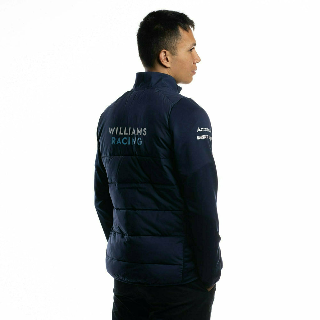 Williams Racing F1 2022 Men's Team Thermal Jacket-Blue Jackets Black