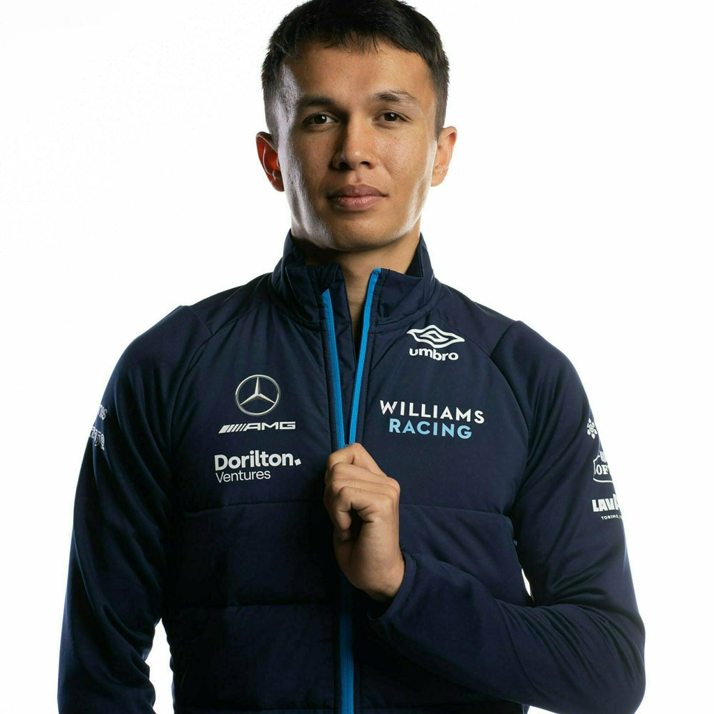 Williams Racing F1 2022 Men's Team Thermal Jacket-Blue Jackets Black