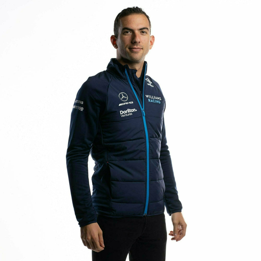 Williams Racing F1 2022 Men's Team Thermal Jacket-Blue Jackets Black
