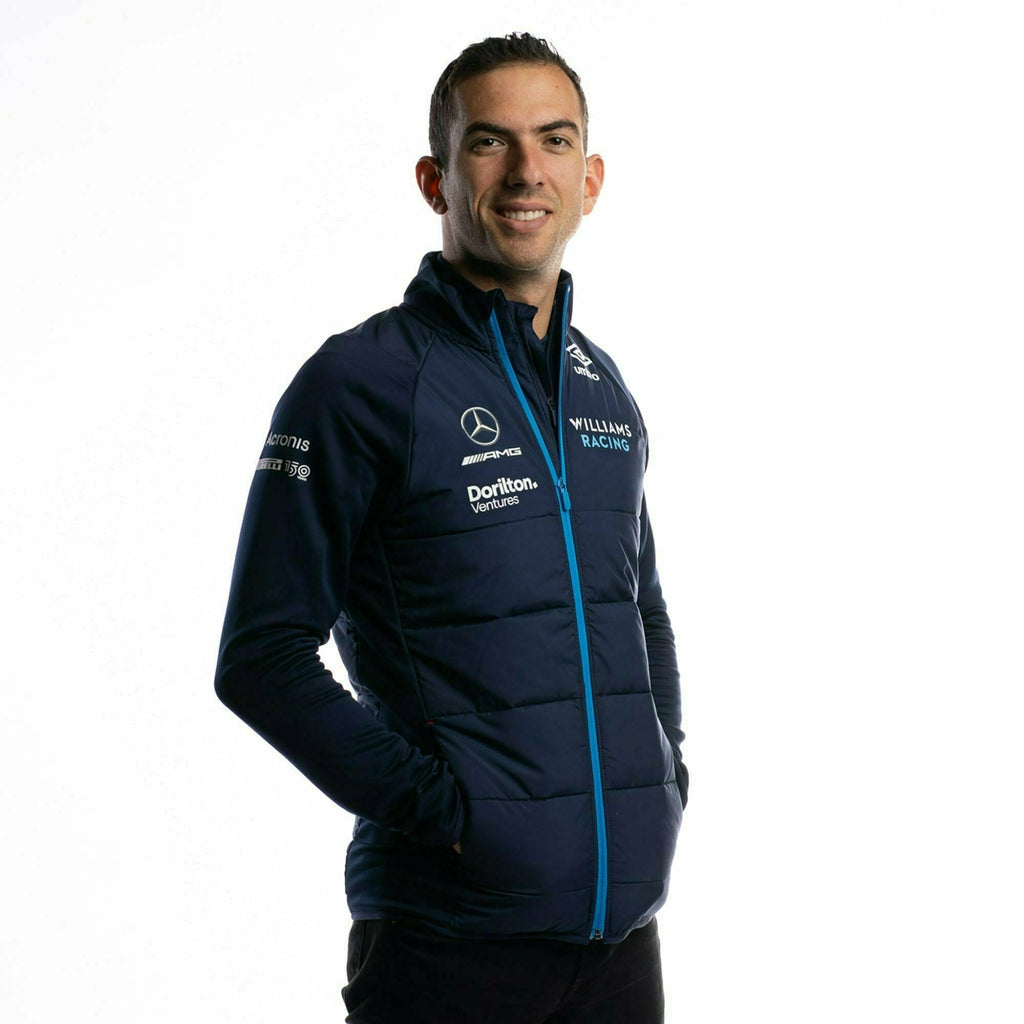 Williams Racing F1 2022 Men's Team Thermal Jacket-Blue Jackets Black