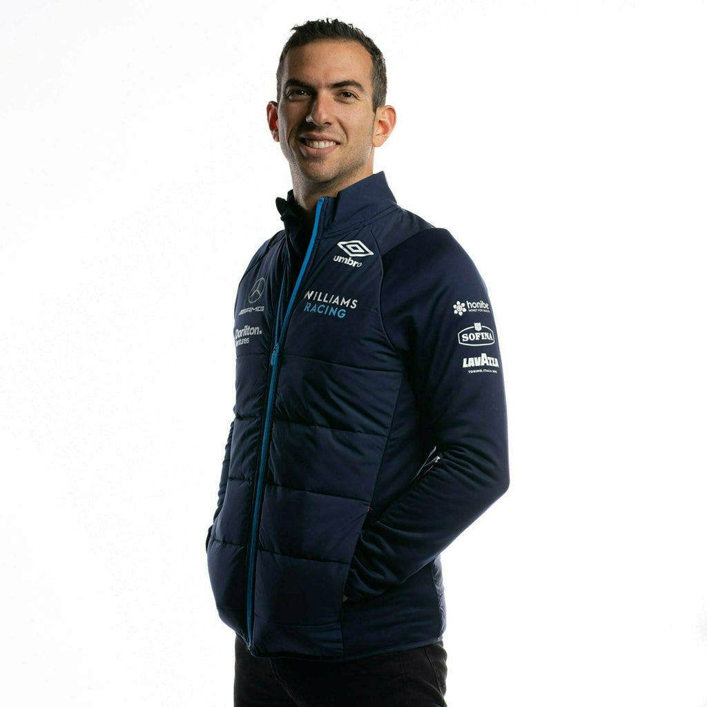 Williams Racing F1 2022 Men's Team Thermal Jacket-Blue Jackets Black