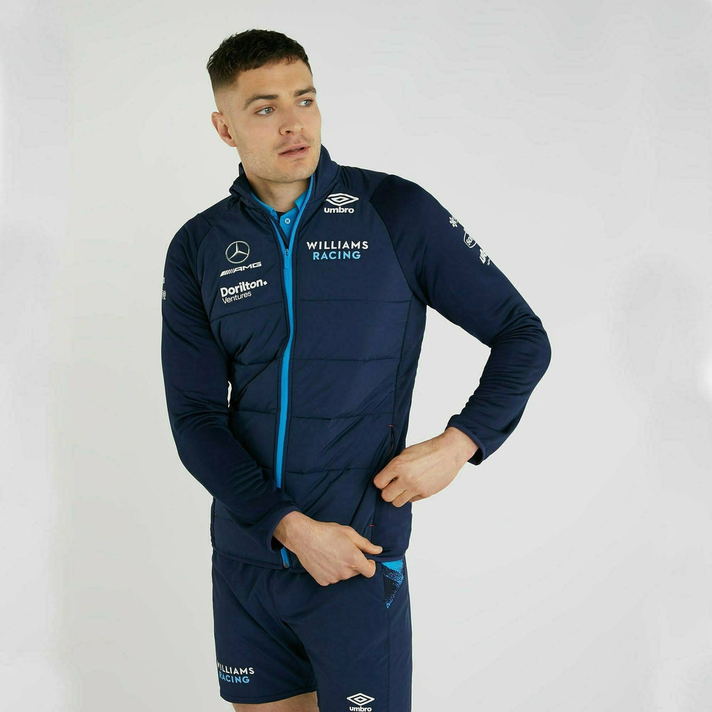 Williams Racing F1 2022 Men's Team Thermal Jacket-Blue Jackets Dark Slate Gray