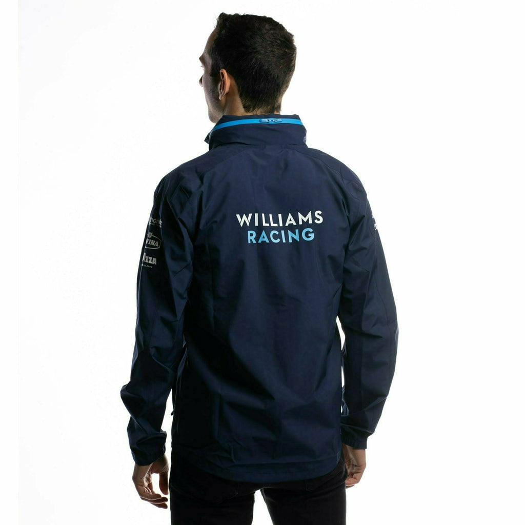 Williams Racing F1 2022 Men's Team Performance Rain Jacket-Blue Jackets Black