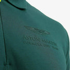 Aston Martin F1 Men's Essential Polo Shirt -Black/Green Polos Dark Slate Gray