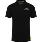 Aston Martin F1 Men's Essential Polo Shirt -Black/Green Polos Black