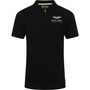 Aston Martin F1 Men's Essential Polo Shirt -Black/Green Polos Black