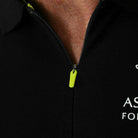 Aston Martin F1 Men's Essential Polo Shirt -Black/Green Polos Black