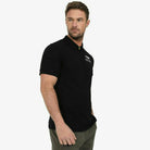 Aston Martin F1 Men's Essential Polo Shirt -Black/Green Polos Black