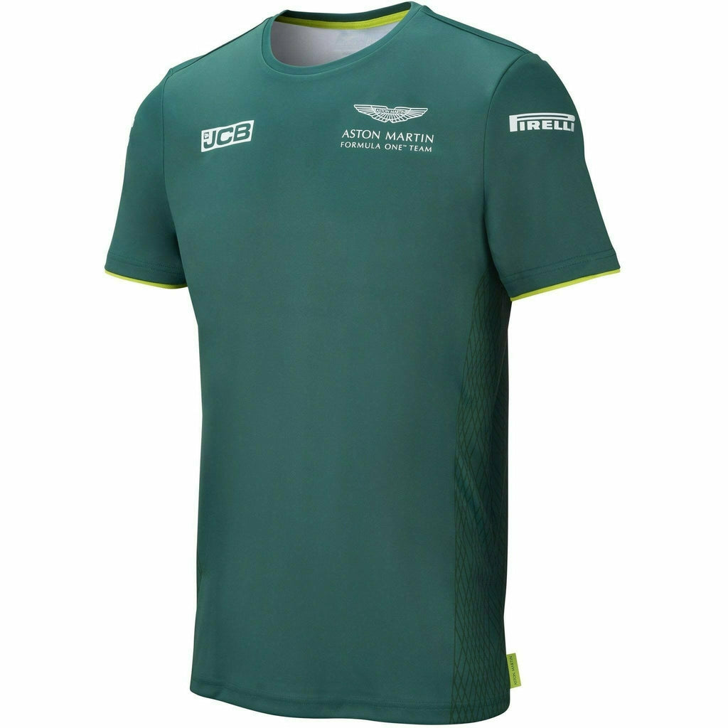 Aston Martin F1 Men's 2021 Team T-Shirt- Green T-shirts Dark Slate Gray