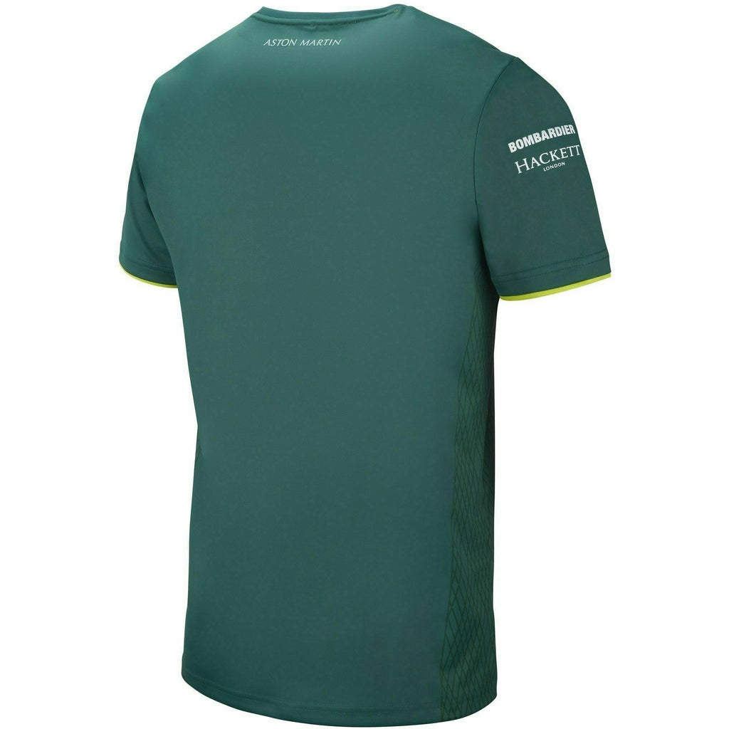 Aston Martin F1 Men's 2021 Team T-Shirt- Green T-shirts Dark Slate Gray