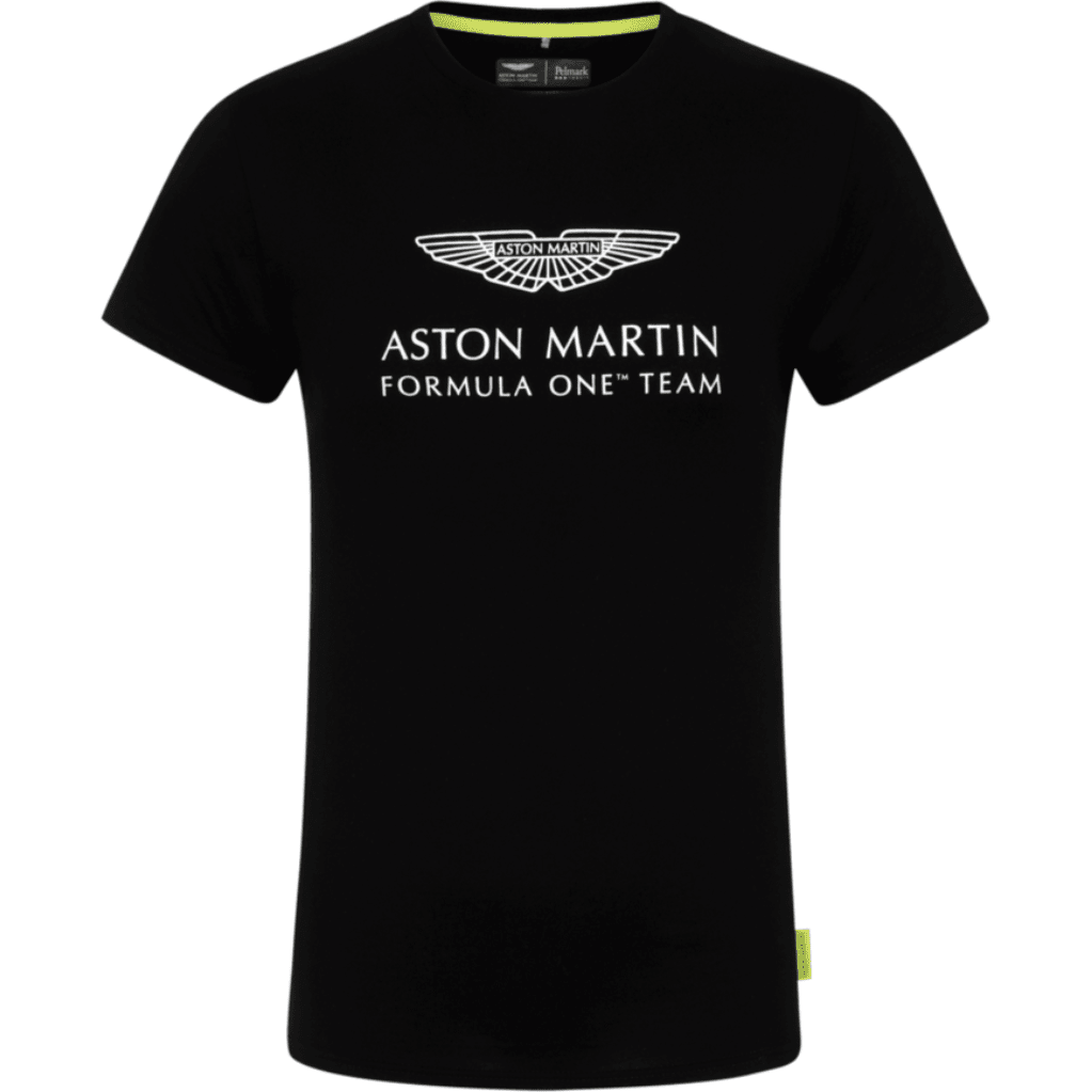 Aston Martin F1 Men's Essential Logo T-Shirt -Green/Black T-shirts Black