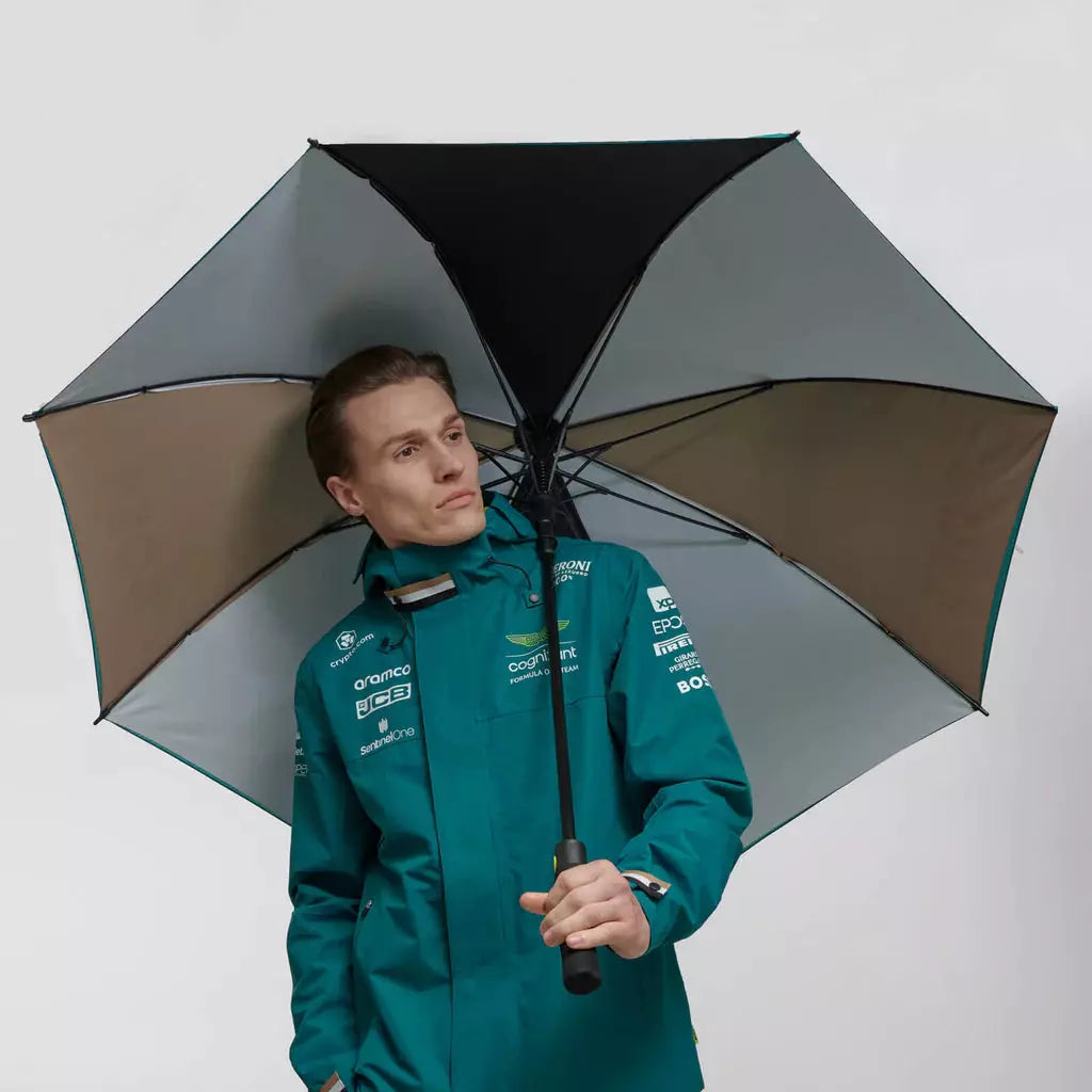 Aston Martin Cognizant F1 2023 Team Golf Umbrella- Green Umbrellas Aston Martin F1 