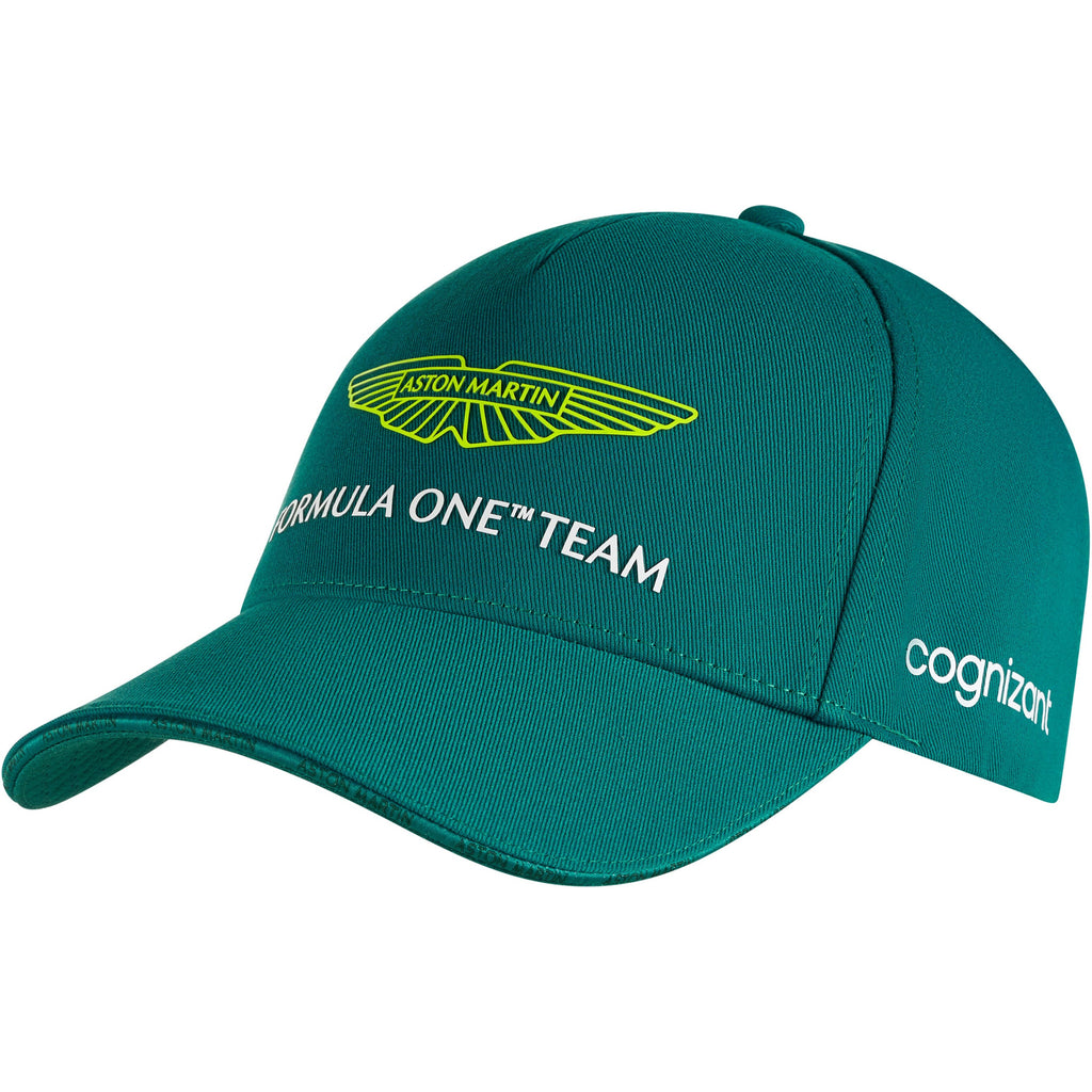 Aston Martin Cognizant F1 2023  Team Hat- Green/Black/White Hats Dark Cyan