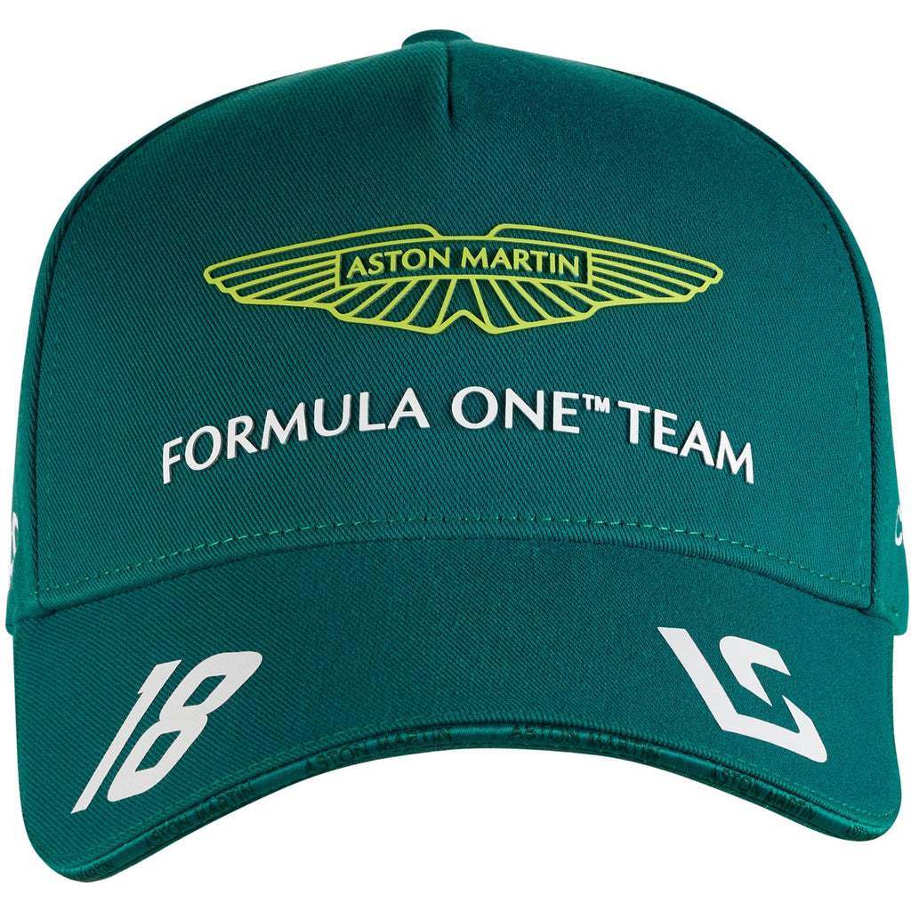 Aston Martin Cognizant F1 2023 Lance Stroll Team Hat- Green/Black Hats Dark Slate Gray